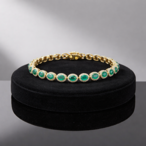 Bracelet “Éclat d’Émeraude”